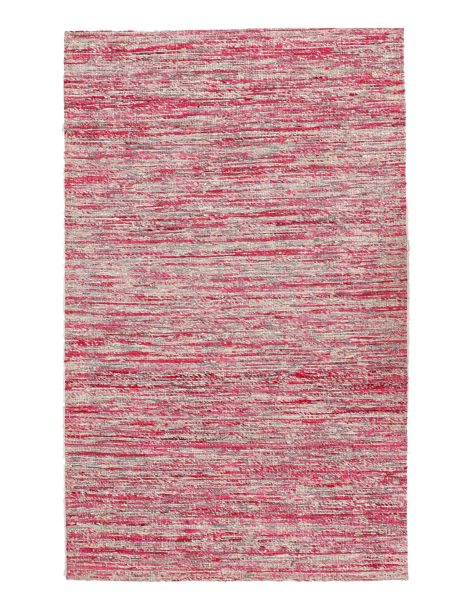 Contemporary Flat Weave Sari Silk 4'X 6'